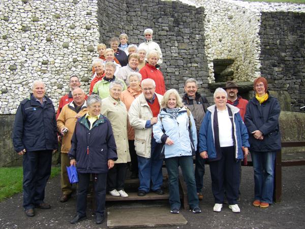 Gruppenfoto in Newgrange